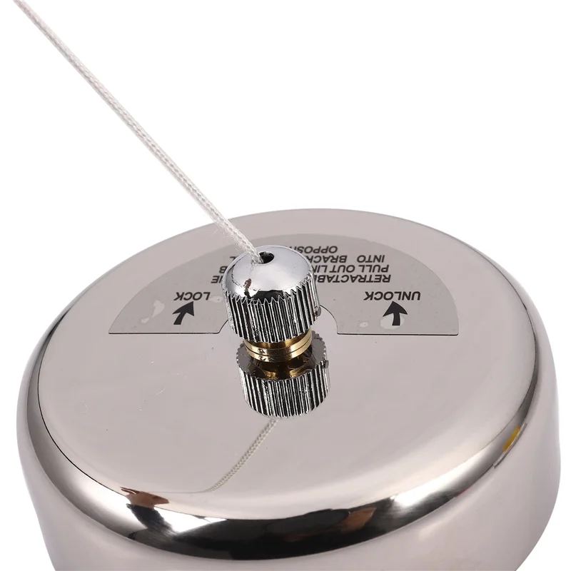 

【Rushed】5Pcs 2.8M Stainless Steel Clothesline Rope Retractable Clothesline Indoor Stainless Steel Round Clothesline