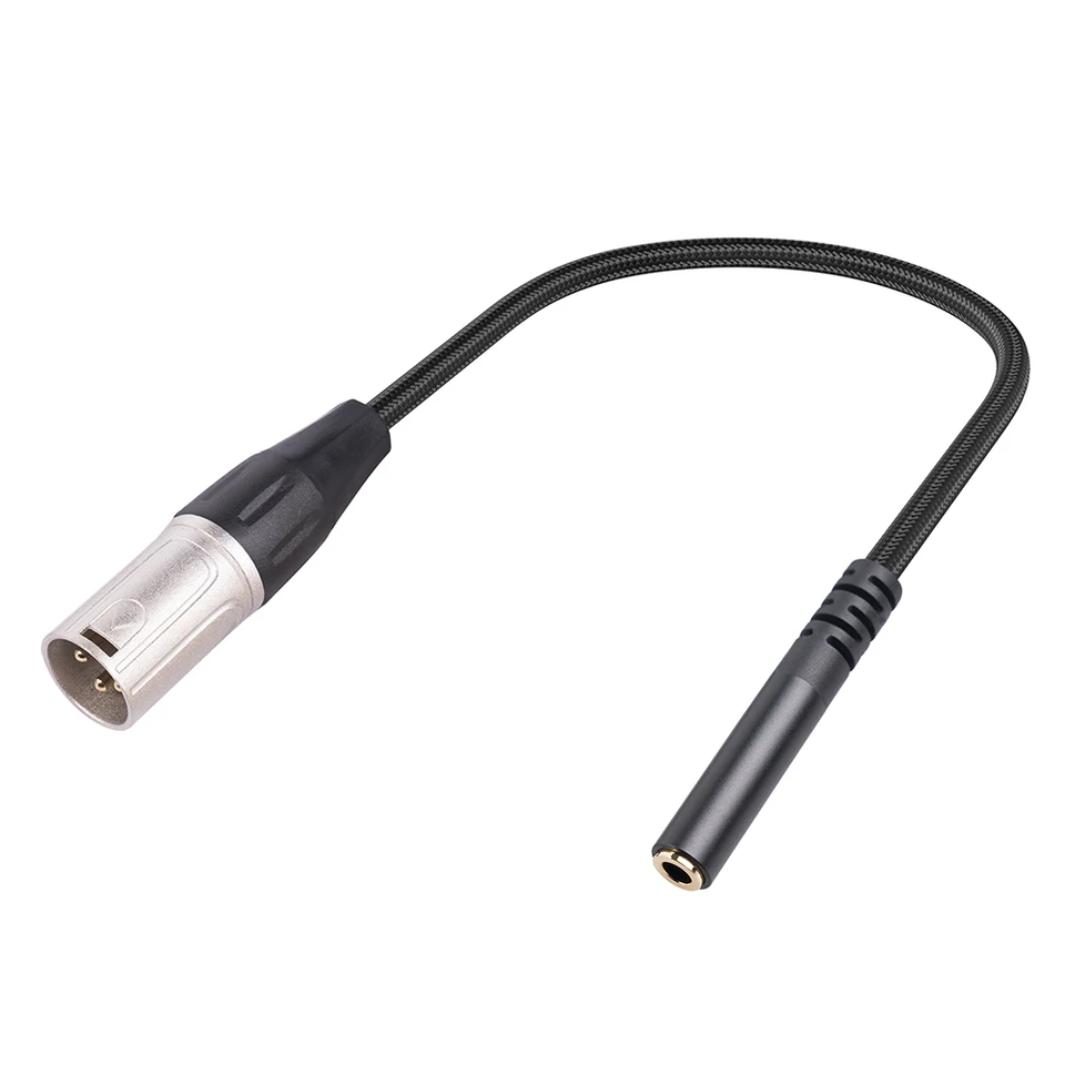 Devinal Adattatore XLR a femmina 1/8, cavo bilanciato da mini jack (3,5 mm) femmina a microfono, convertitore stereo TRS da 3,5 mm a XLR femmina Devinal Adattatore XLR a femmina 1/8, cavo bilanciato da mini jack (3,5 mm) femmina a microfono, convertitore stereo TRS da 3,5 mm a XLR femmina