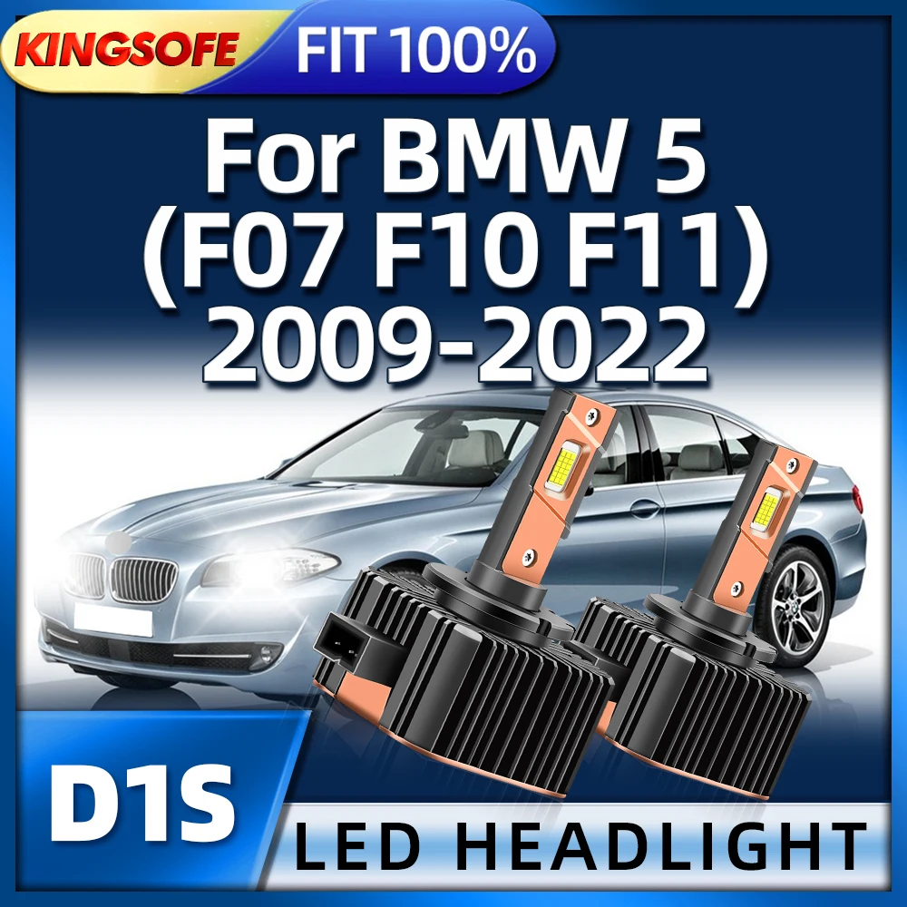 

Roadsun 2pcs D1S LED Headlights HID Lamps 30000LM For BMW 5 F07 F10 F11 2009 2010 2011 2012 2013 2014 2015 2016 2017 2018-2022