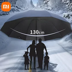 Xiaomi 130cm/51.18 Inch High-quality Ten-bone Umbrella Waterproof Windproof Manual Large Umbrellas Reinforced Frame Strong 2024