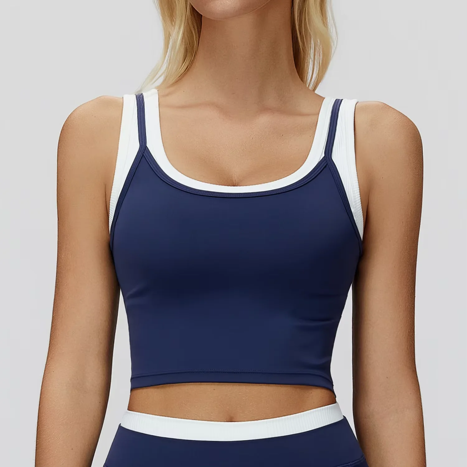 Women New Arrival Lightweight Four-Way Stretch Solid Seamless Sports Bra-Breathable Running Crop Top & Bralette