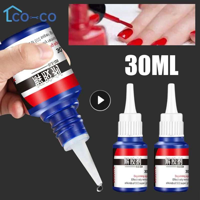 30ML Dispergator European Nail-free Glue Remover Wholesale Offset Printing 502 Pen Cleaning Glue 30g Multifunctional Cleaner