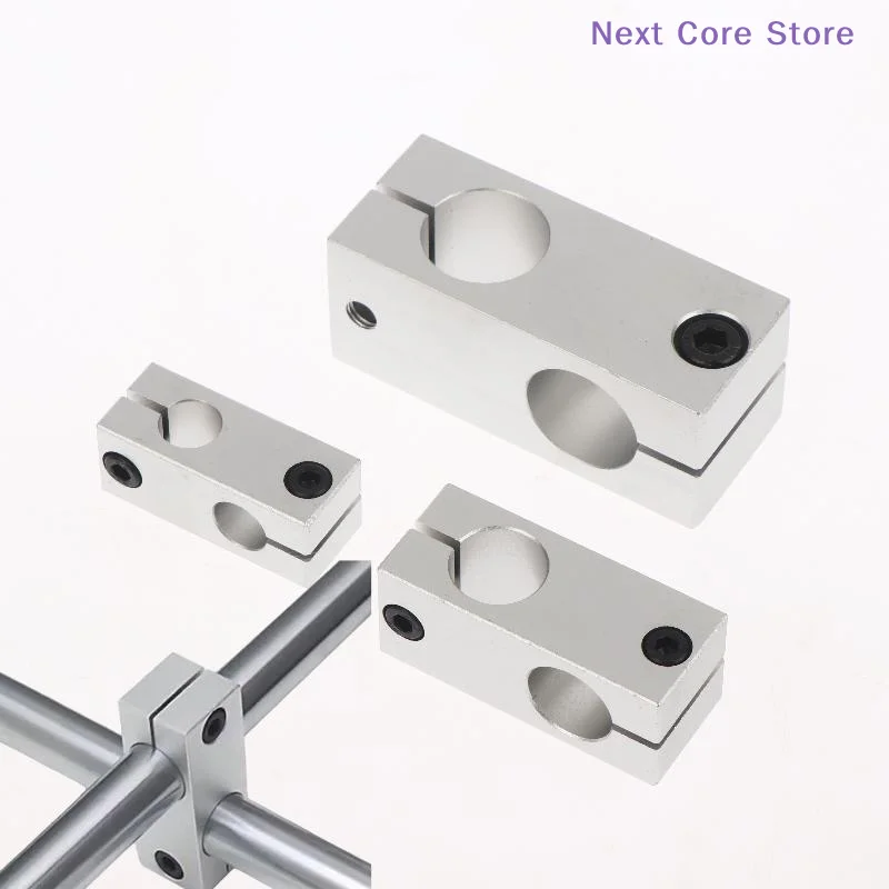 [NC]1Pcs Aluminum Pillar Fixing Clip Cross Connector Optical Axis Cross Fixing Clip Pipe Clamp Bracket DIY Accessories[NC]