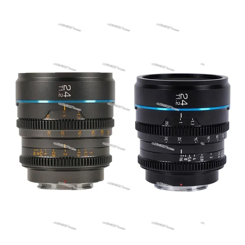 T1.2 S35 Cine Lens with Large Aperture for Sony E, Fuji XF, Canon RF, M4, 3 Mount Cameras, 24mm, 35mm, 55mm