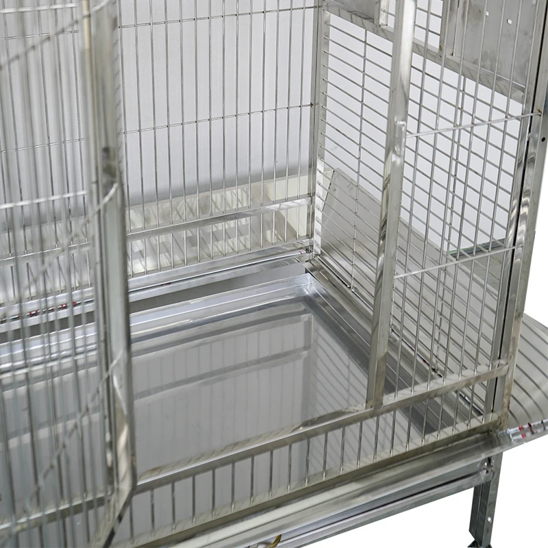 Stainless Steel Bird Cage Parrot Budgerigar Pegion Breeding Bird Show Cage Large Design For Sale