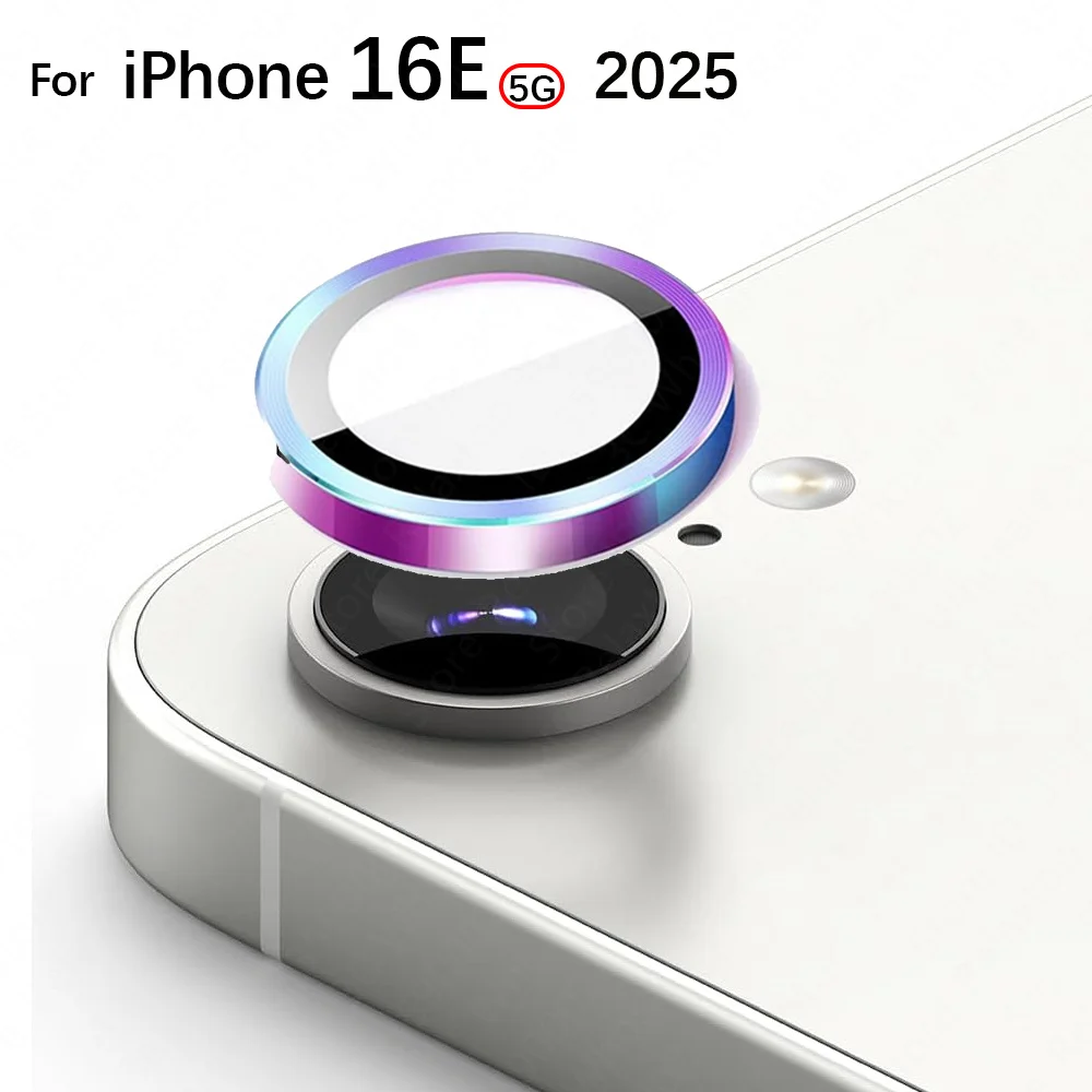 1Pc iphone16e Metal Camera Lens Protector for Apple iPhone 16e 5G HD Back DYM Aluminum Camera Glass 16 e Lens Case Accessories
