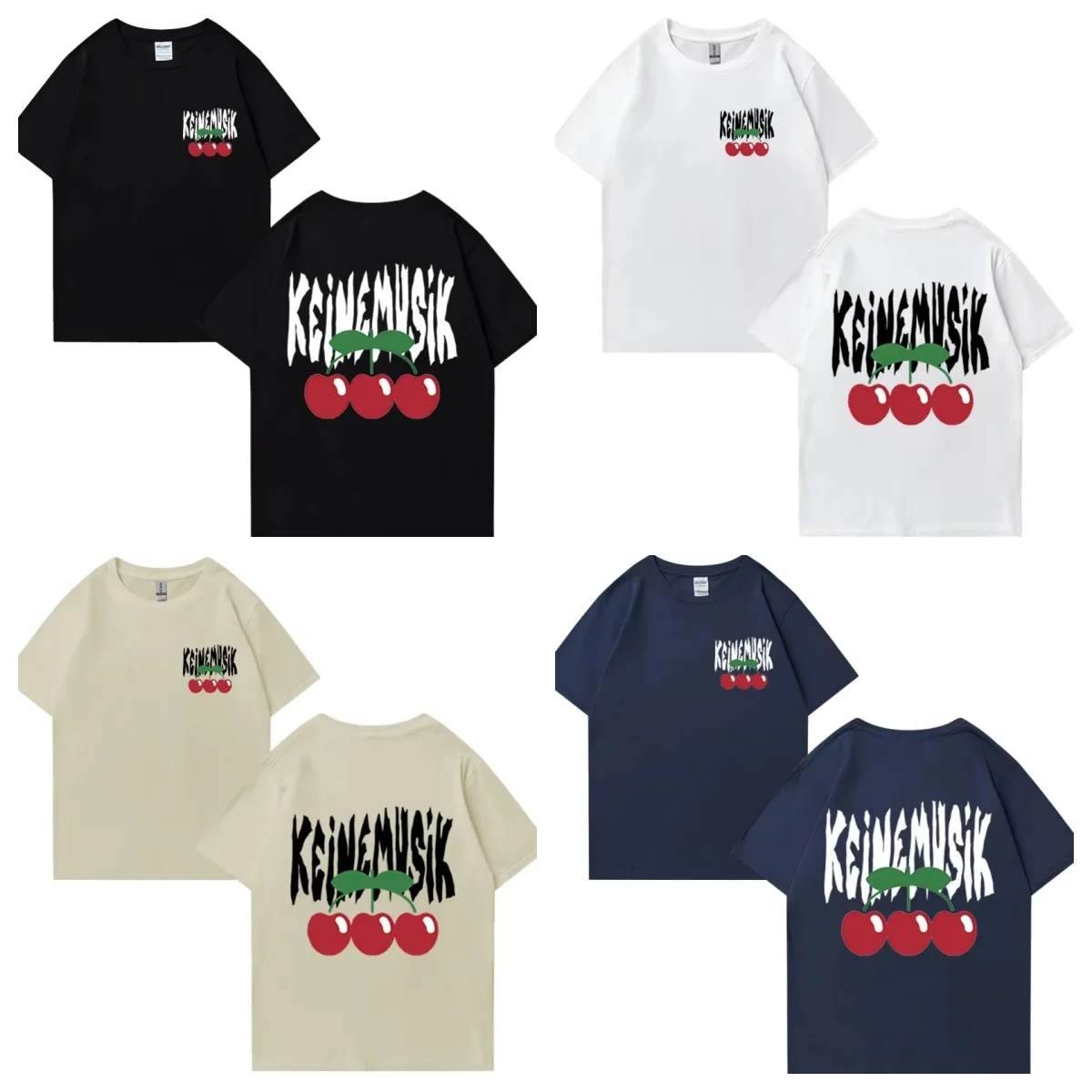 

2025 New Keinemusik x Pacha GraphicT Shirt Men Women Fashion Street Cotton Short Sleeve Tee Men Hip Hop Tops Clothes Sportwear