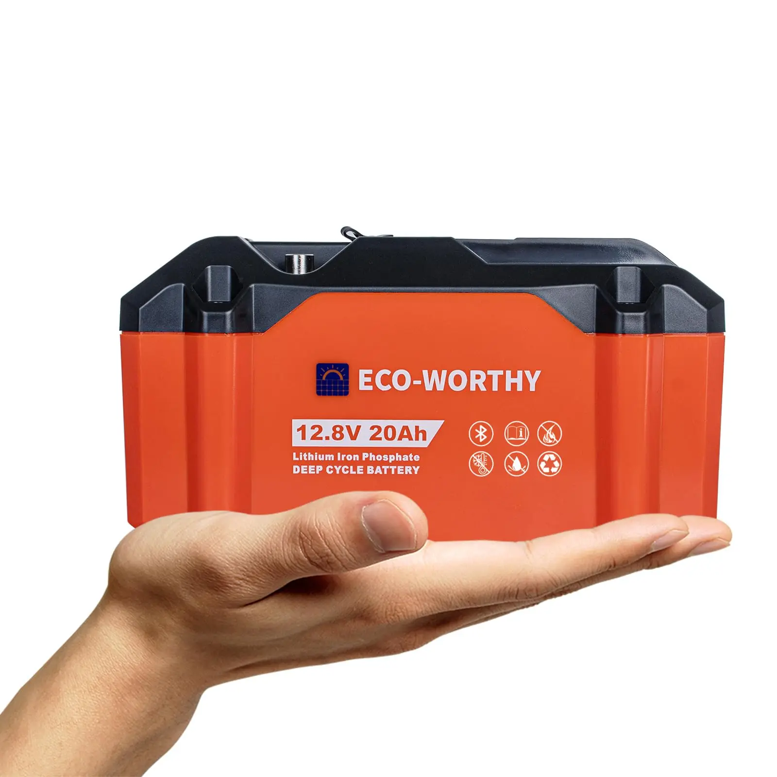 Portable 12V 20Ah Lithium DEEP Cycle Battery with BT 5.1