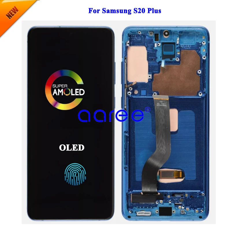 6.\'7 OLED LCD Screen For Samsung S20 Plus For SAMSUNG S20 Plus G985F Disaplay LCD Screen Touch Digitizer Assembly