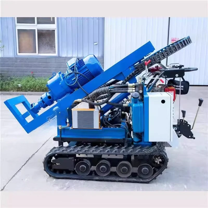 Small Crawler DTH Drilling Rig Anchor Drilling Rig