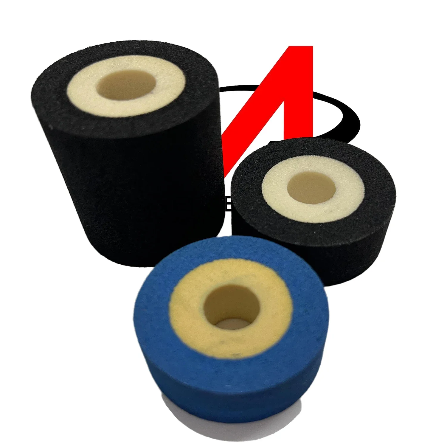 YYHC-Hot Melt Ink roll for Packaging Sealing Machine blue color sponge ink roller for date printing machine