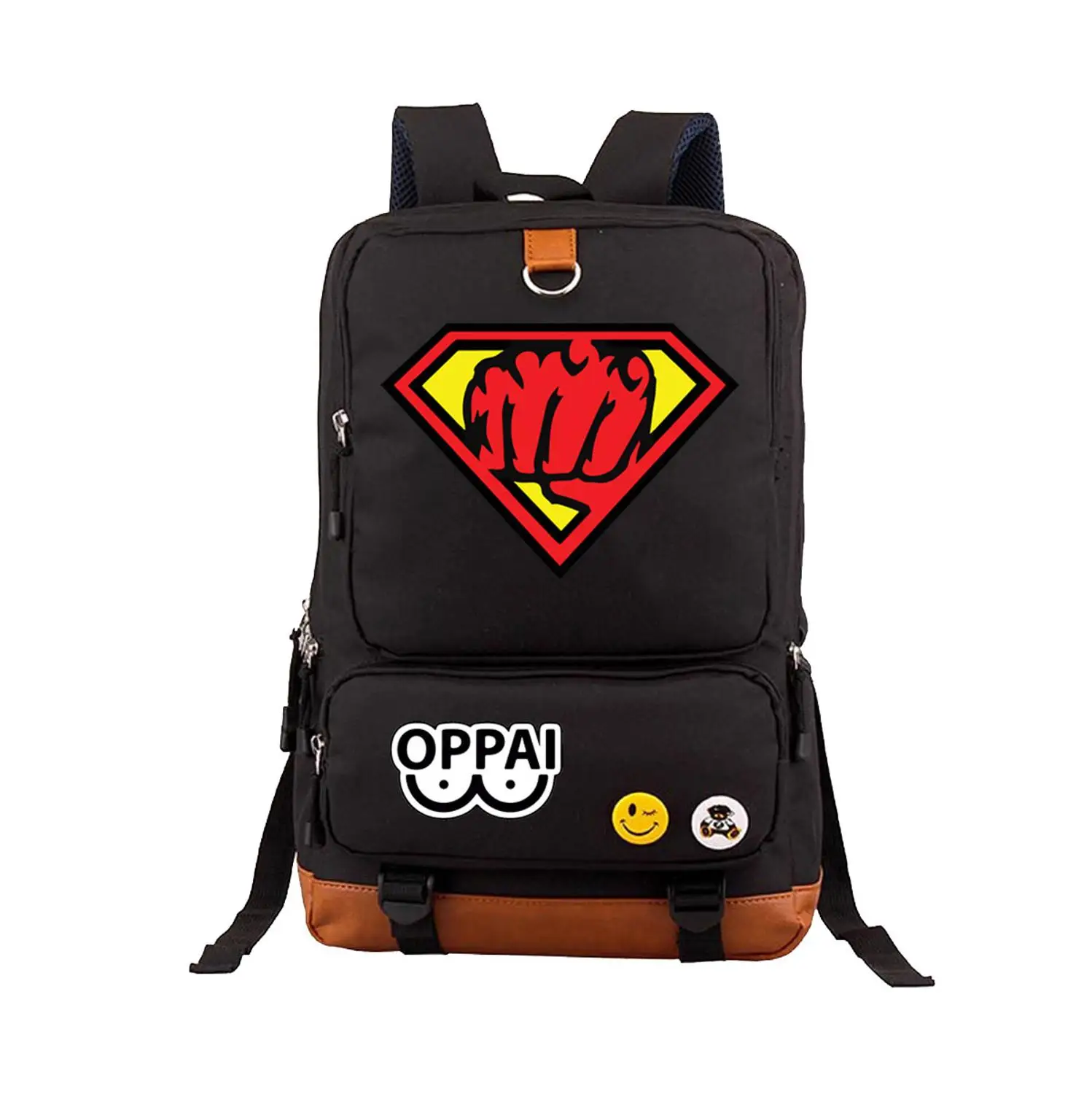 Hot  Japan anime One-Punch Man Casual Backpack Cosplay Preppy Style School Bag men women Canvas Travel Backpacks