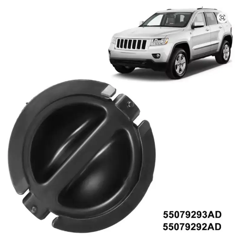 1PCS/3PCS/5PCSCar Front Liner Cover Fog Lamp Cap Plastic Black For Grand Cherokee