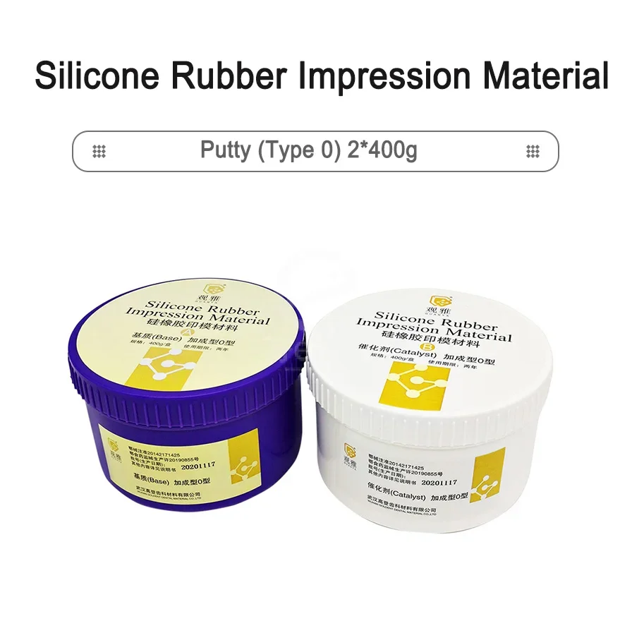 Silicone rubber impression material Hand Adjustment Putty Initial Printing dentistry stomatology Moulding