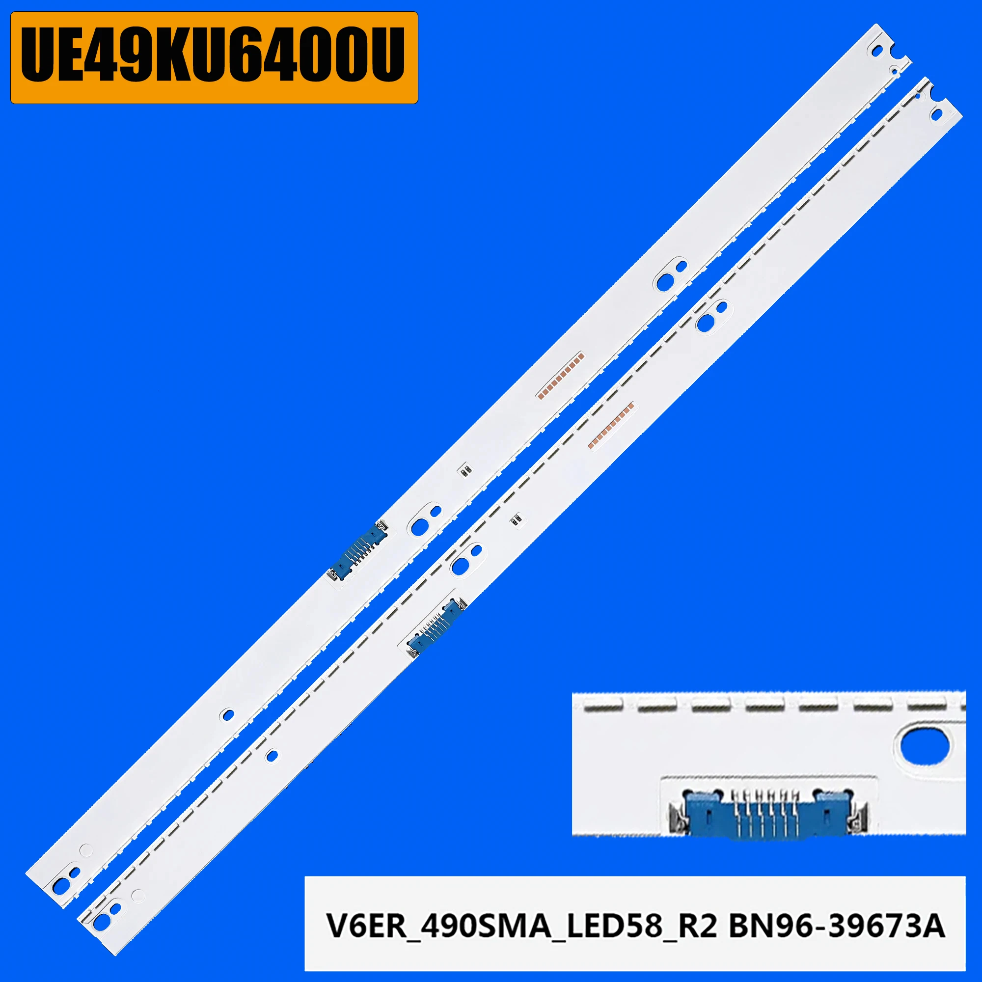 شريط إضاءة خلفي LED لـ UE49MU6442U UE49MU6445U UE49MU6449U UE49MU6450S UE49MU6450U UE49MU6452U UE49MU6459U UE49MU6470S