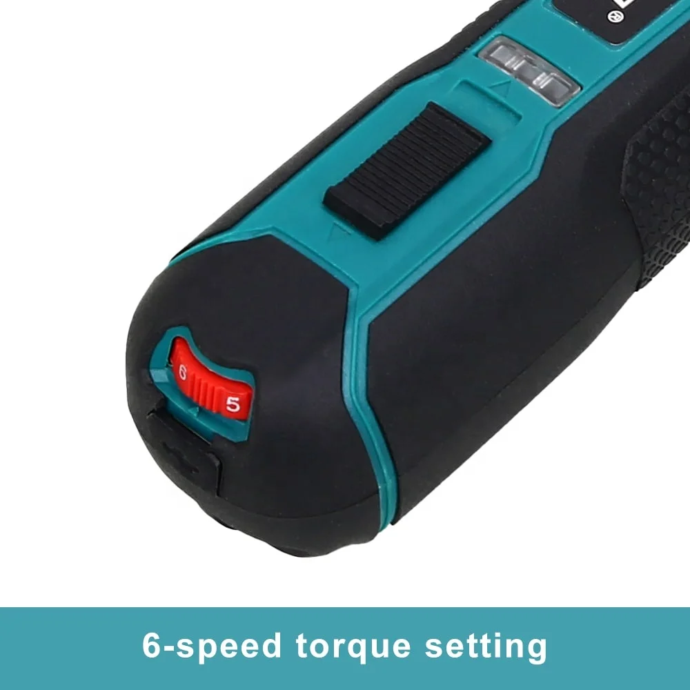 High Speed Professionals Battery Powered Mini Screwdriver Set with Case