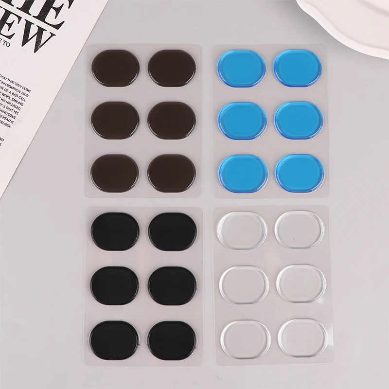 6Pcs Drum Mute Pad Silicone Jazz Snare Drum Tone Control Shock Absorbing Drum Muffler 4 Colors Optional For Drum Set Players