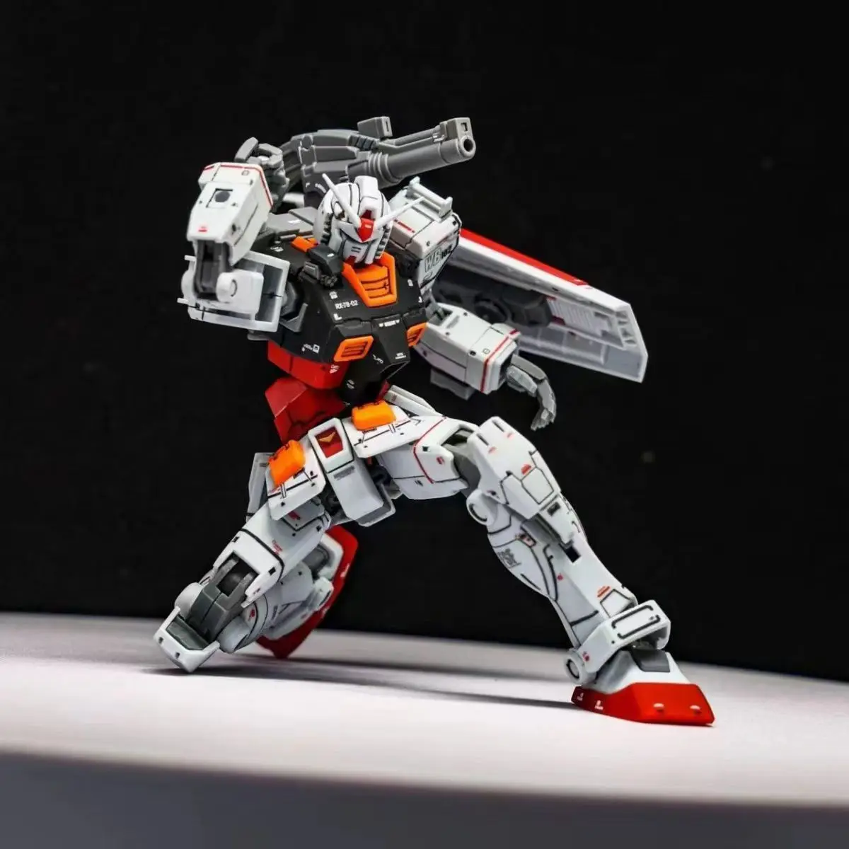 Xingdong Hg 1/144 Rx-78-2 Thunder Color Matching Mw Gto Assembly Model Joint Mobile Mech Warrior Figure Kids Toy Christmas Gift