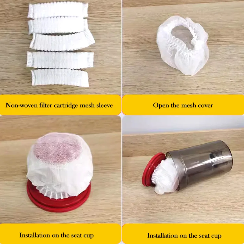10/30/50/100pcs Non-Woven Fabric Disposable Vacuum Cleaner Filter Element Universal Accessories