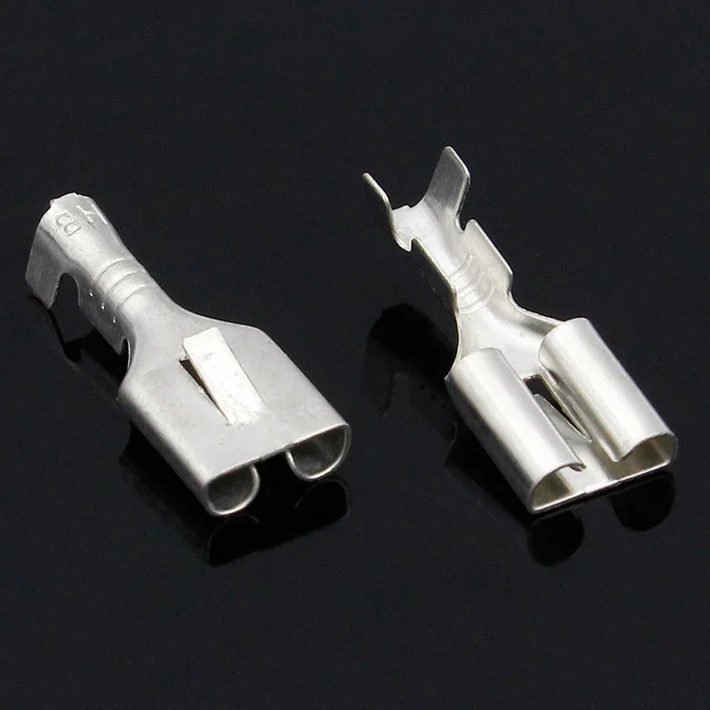 6.3mm Female Crimp terminal Connectors,Automotive Connector Spade Terminal