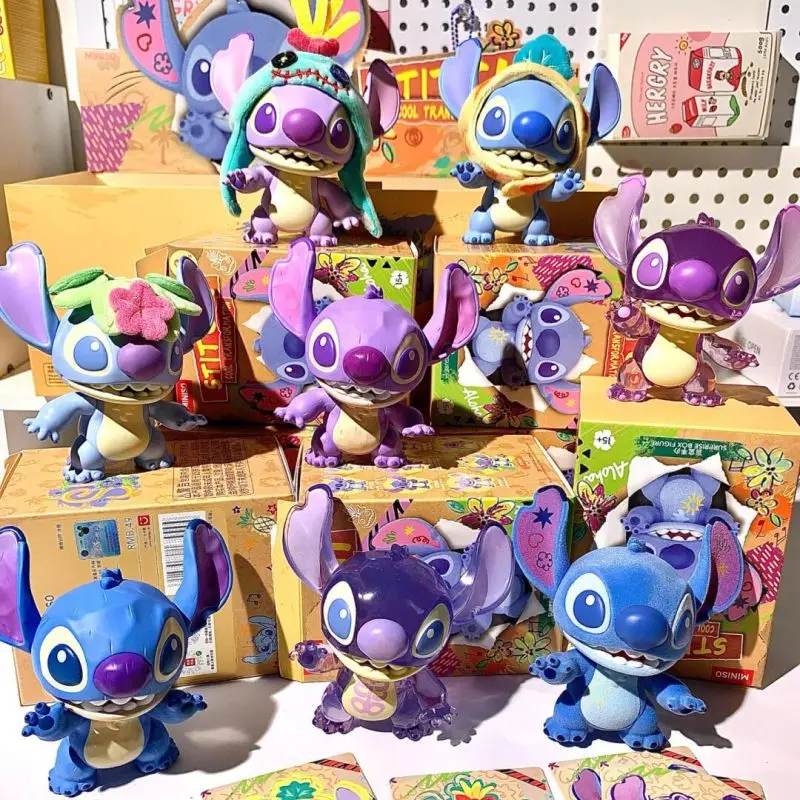 Disney Stitch coole Transformation Serie Blind Box mysteriöse Überraschung Spielzeug Action figur Garage Kit Sammlung Spielzeug Dekor Geschenke