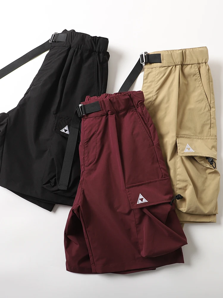 

Мужские повседневные шорты для работы на открытом воздухе, свободного кроя, водоотталкивающие, длиной до колена, в молодежном энергичном стиле, для летнего сезона