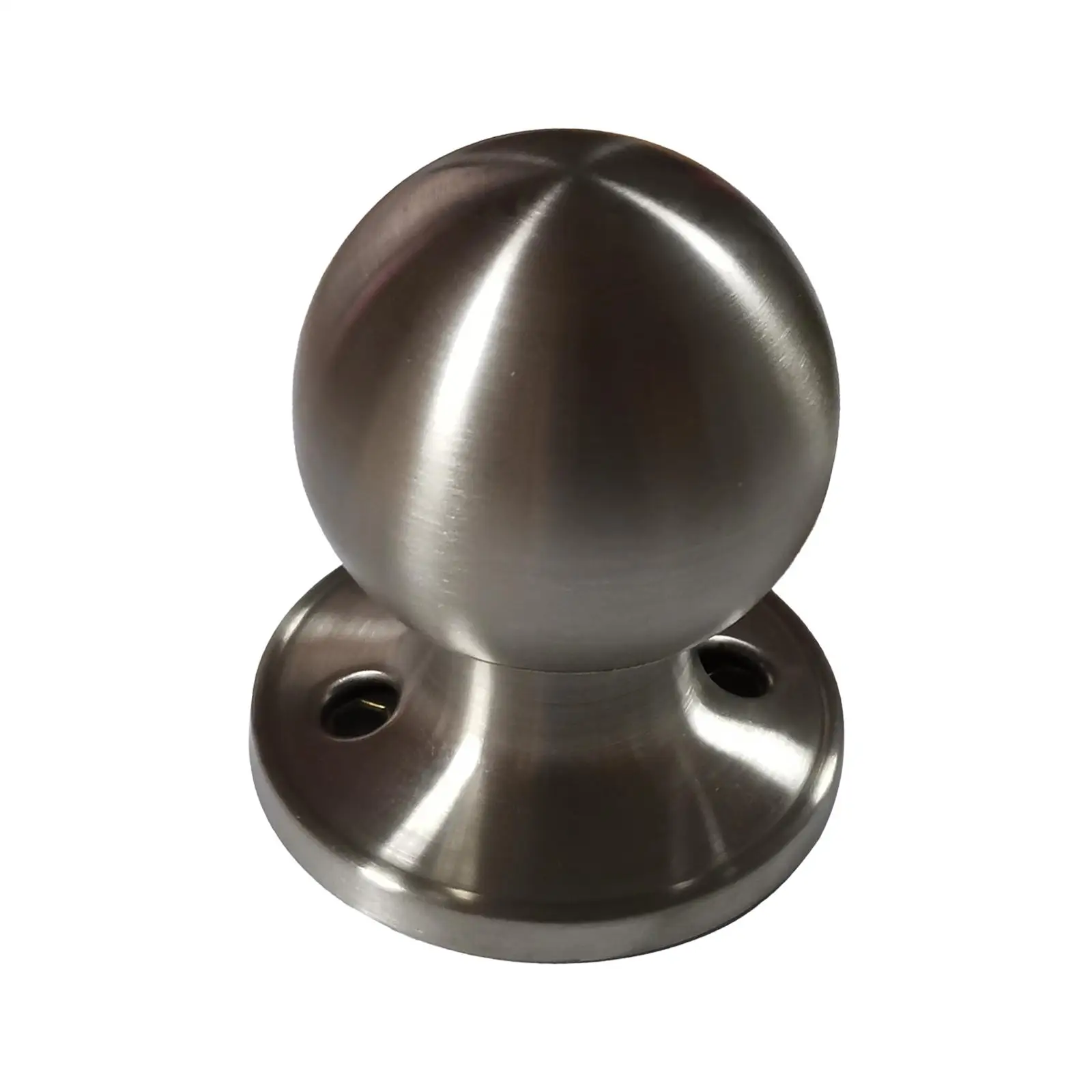 Passage Stainless Steel Knob Lever Handle Non Locking Brushed