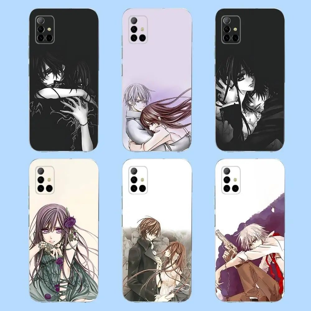 

V-Vampire K-knight Anime Phone Case For Samsung S 23,22,10,9,8 A 71,52,51,30,21S,12 PIus,E,Lite Note20 Ultra Clear Soft
