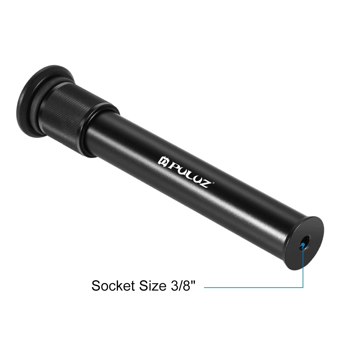 PULUZ Professional Tripode DSLR 3/8\'\' Screw Metal Handheld Adjustable Tripod Mount Monopod Extension Rod for DSLR SLR Cameras