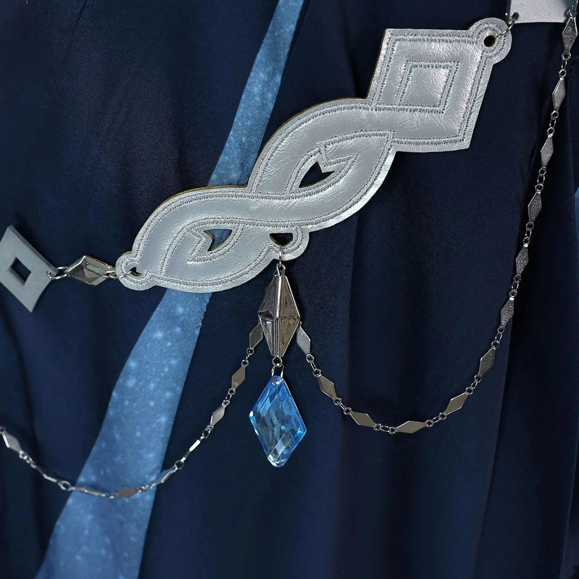 لعبة جينشين إمباكت ييلان كوسبلاي مأدبة هادئة زي شعر مستعار لعبة كوس الهالوين حفلة نسائية بدلة تنكرية شعر مستعار