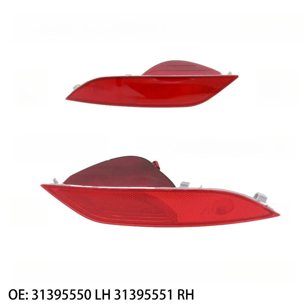 Rear bumper brake reflector fog cover suitable for Volvo 2013-2019 V40 31395550 LH 31395551 RH high-quality automotive parts