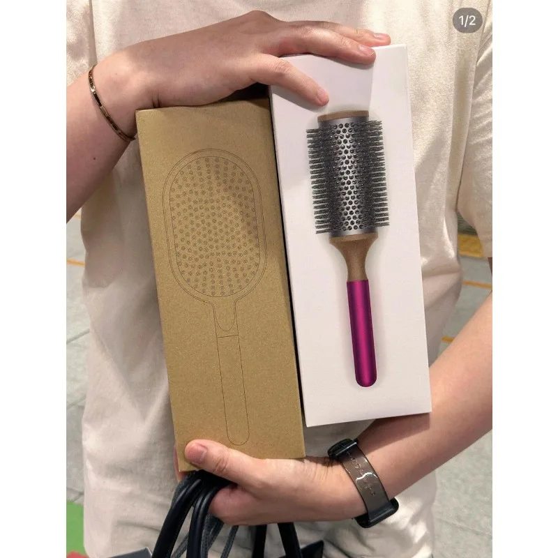 

Противоскользящая расческа серии D, щипцы для завивки концов, гладкое качество волос, поддерживающее качество волос, долговечные кудри, подарок, незаменимый, полезный