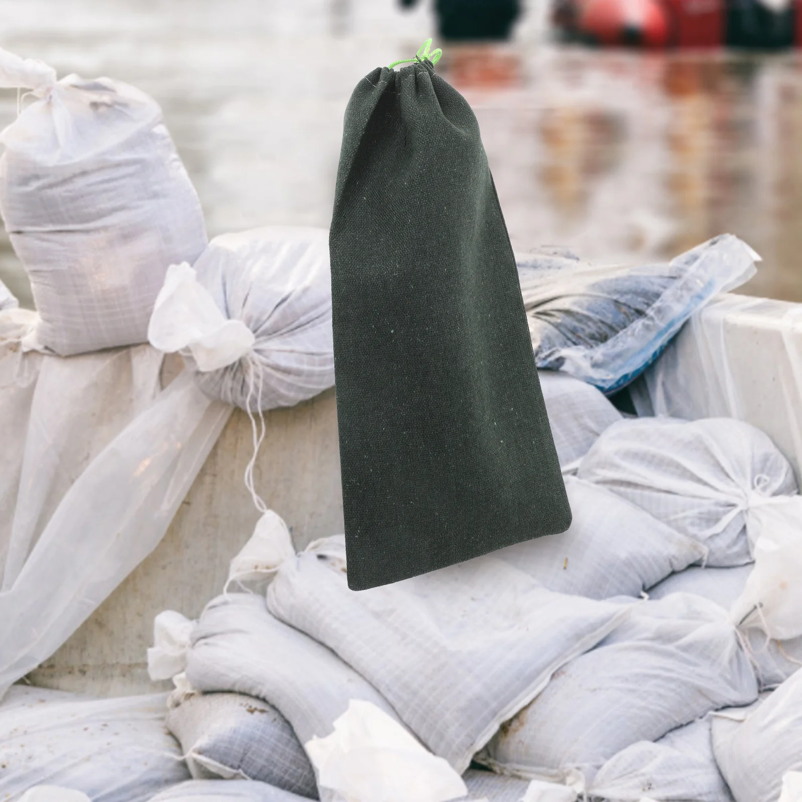 Bolsa de arena larga y reutilizable para Control de inundaciones, barrera de lona absorbente para el hogar, garaje, sótano, protección contra la lluvia y las inundaciones pesadas