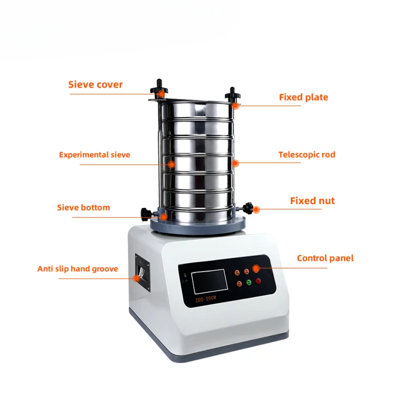 MITR High Efficiency  Lab Testing Equipment Stainless Steel Vibration Sieve Shaker Machine