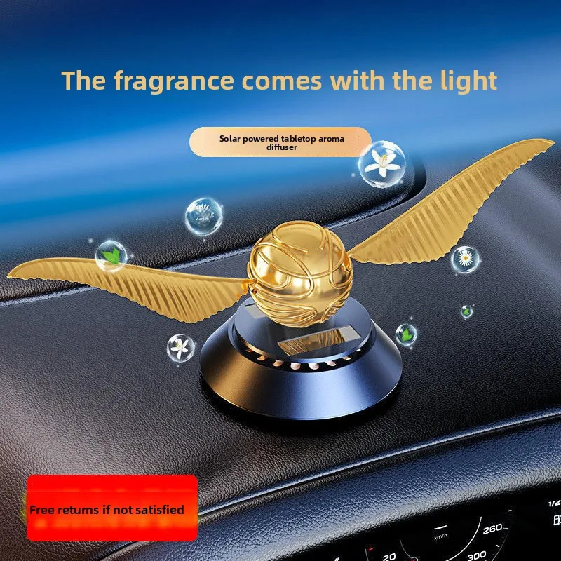 

Solar-powered Car Ornament with Fragrance, The Latest Interior Decoration for Car Air Fresheners