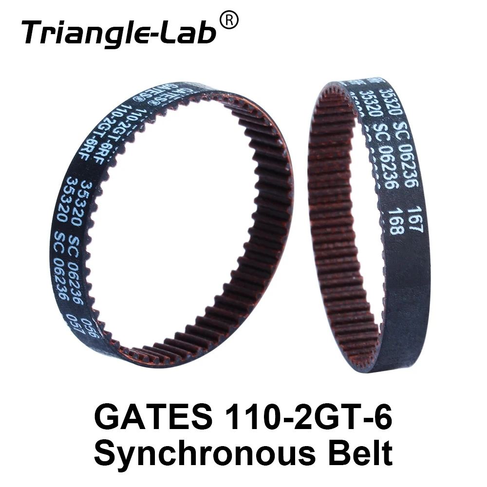 C Trianglelab  GATES 110-2GT-6RP Synchronous Belt  wear resistance High Quality 3D printer part