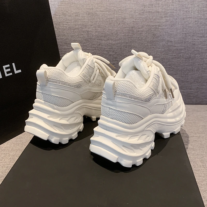 Novos Tênis Chunky Femininos d - Mesh Trainer Breathable avaliação e preço