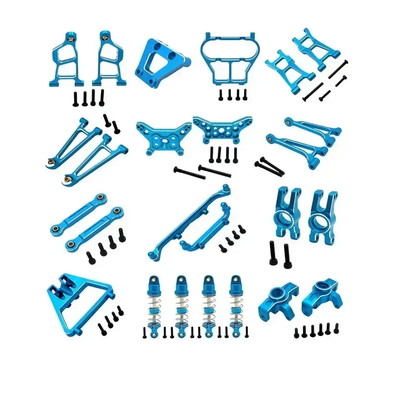 

FOR MJX 1/14 14211 RC Car Accessories Metal Upgrade Shock Absorber Swing Arm Rear Cup Spare Parts