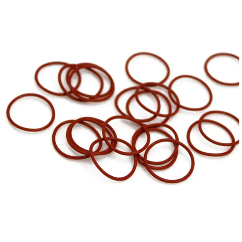 225 Stück rote Silikon ring dicke oder Dichtung Silikon dichtung O-Ringe Unter leg scheibe oring Set Sortiment Kit Set oring