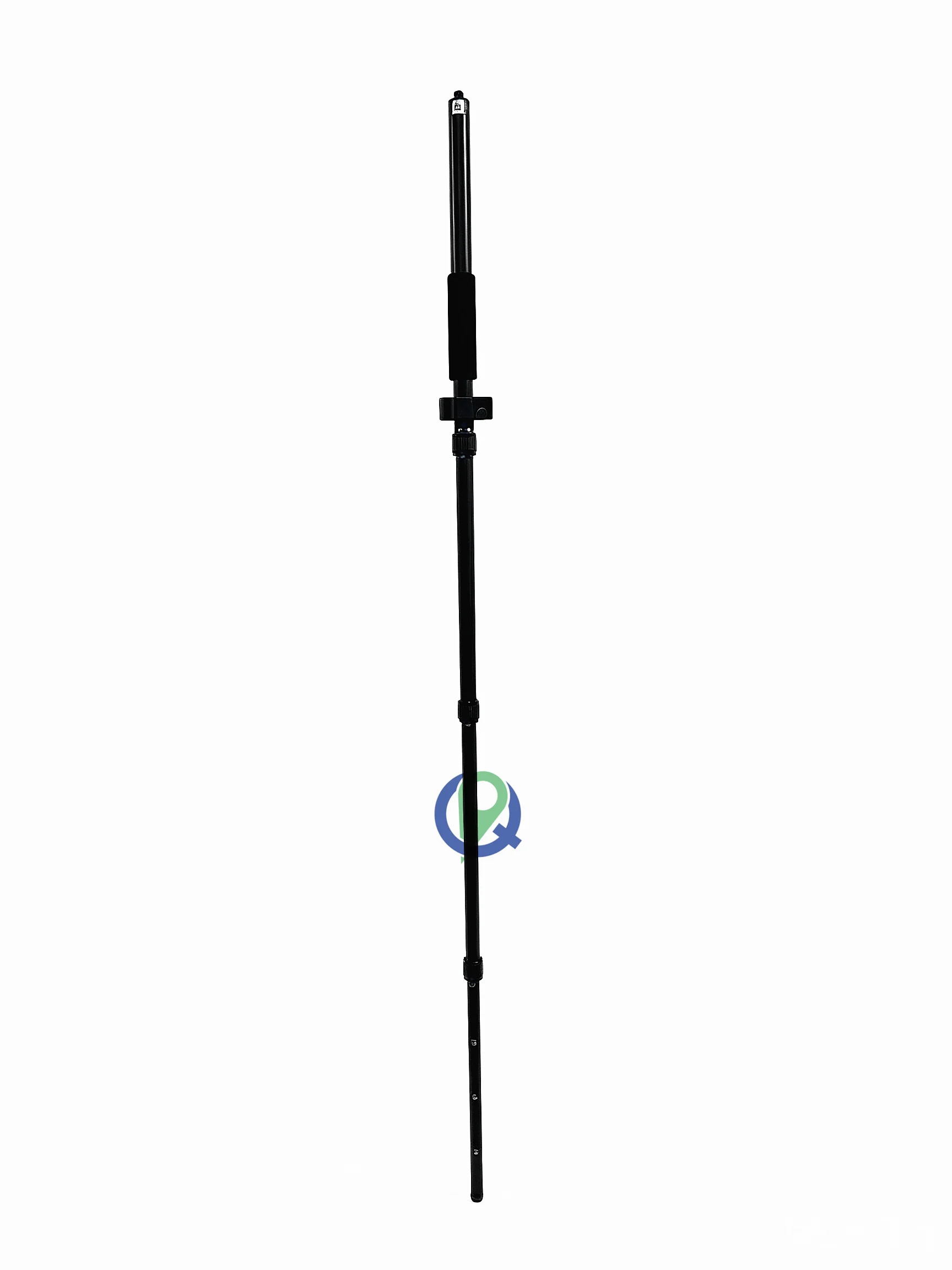 New MODEL 53cm to 150CM TELESCOPIC PORTABLE GNSS GPS SURVEYING CENTERING POLE WITH CLAMP WITH COMPASS LEVEL BUBBLE