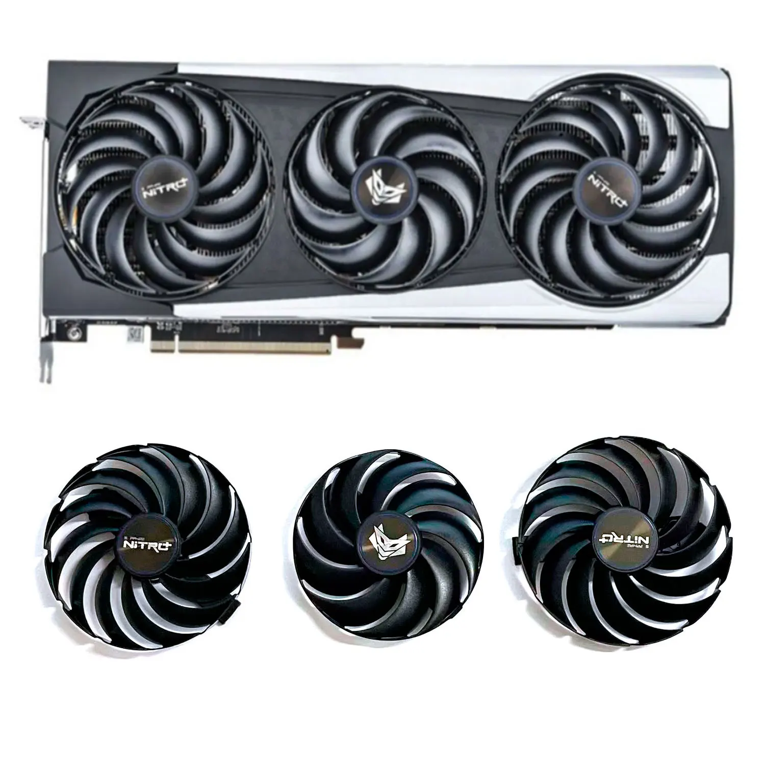 

Fan Videokaart 87 MM FDC10H12D9-C 95 MM FDC10U12D9-C Voor Sapphire NITRO + AMD Radeon RX 6700 6800 6900 XT GPU Replacement