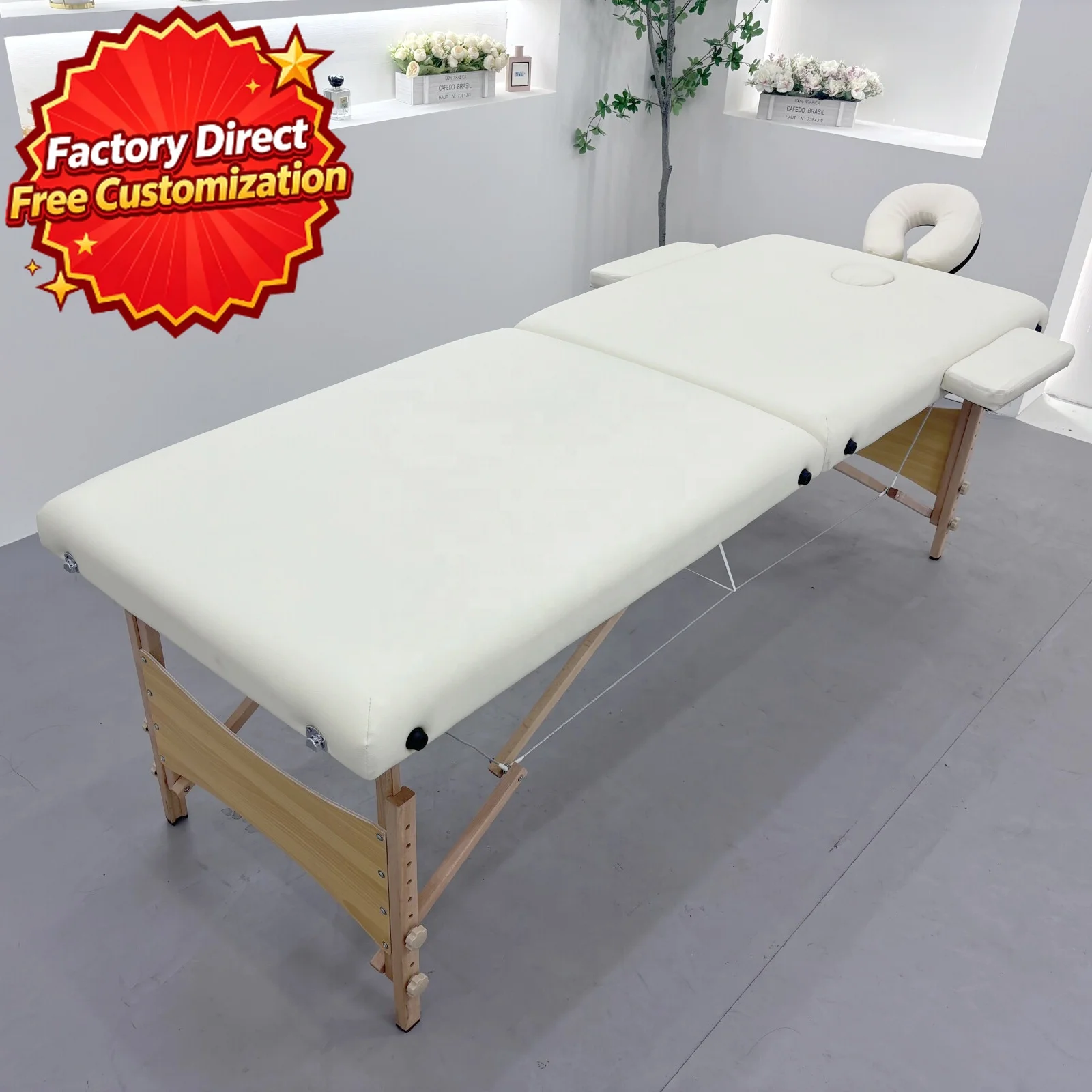 Portable Folding Massage Bed, Multi-Function Foldable Beauty Spa Tattoo Bed for Home Salon Club Use