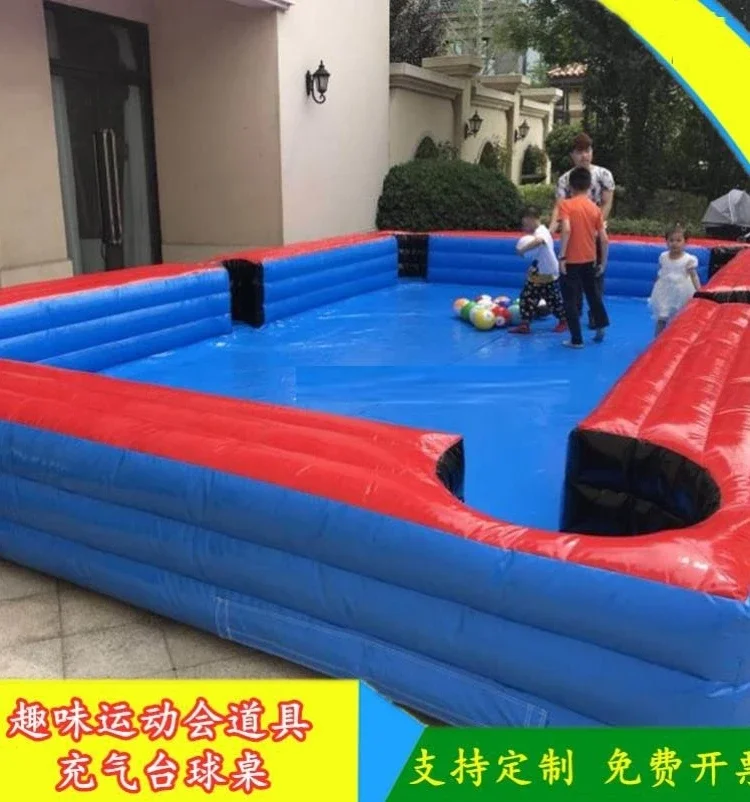 Billiards Fun Games Props Inflatable Real Football Table Outdoor Outward Bound Competitive Training Equipment