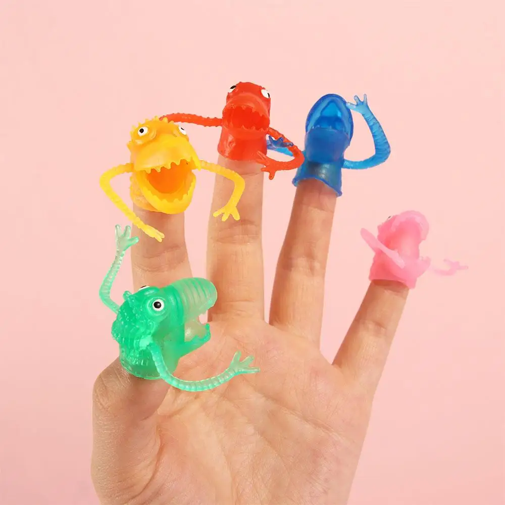 Toys Educational Toys Party Bag Fillers Toys Puppet Finger Toys Mini Fright Dinosaur Finger Doll Finger Puppets Hand Puppets