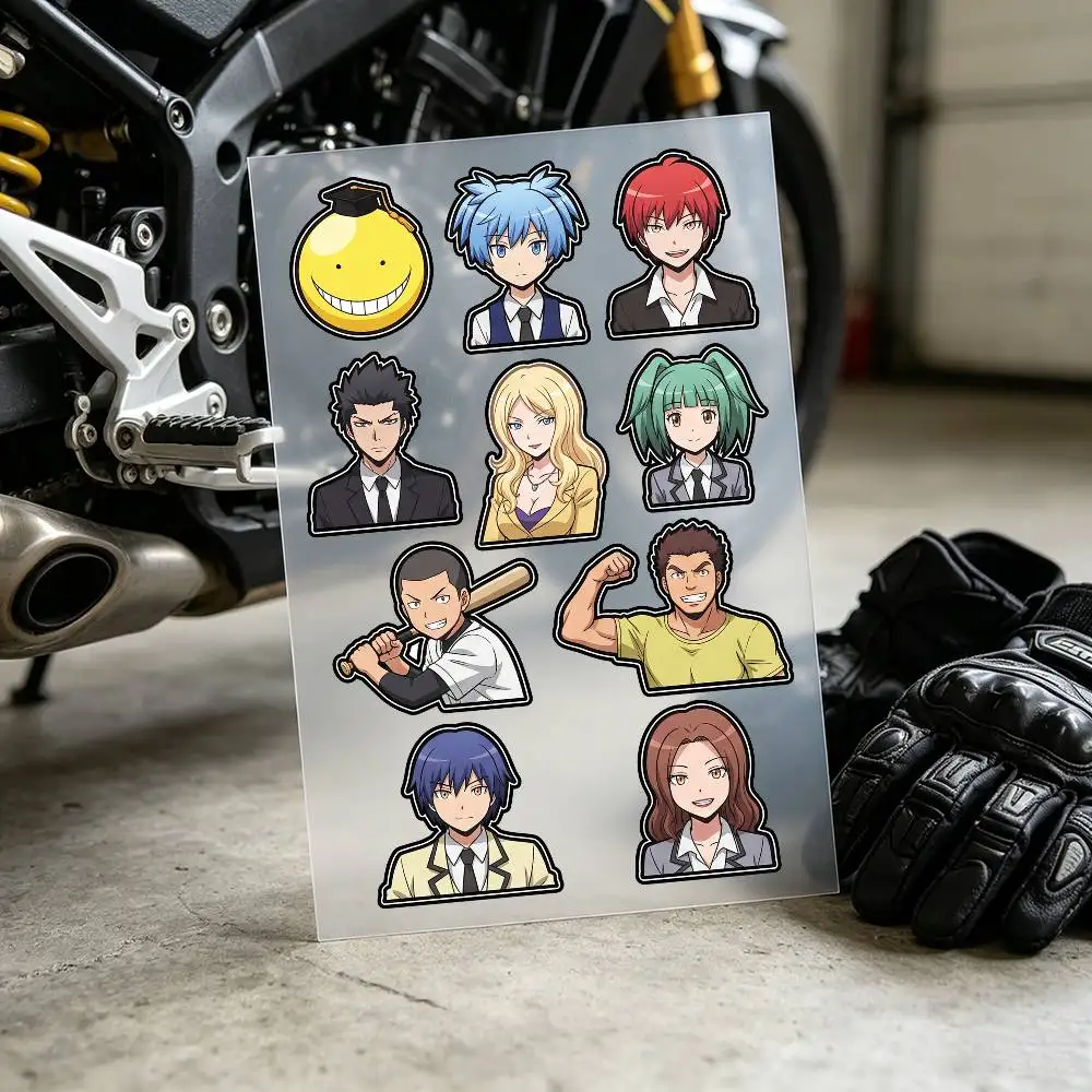 Assassination Classroom Stickers Auto Body Bumper Windows Motorcycle Laptop Walls Vinyl Decal Car Tuning Accessories