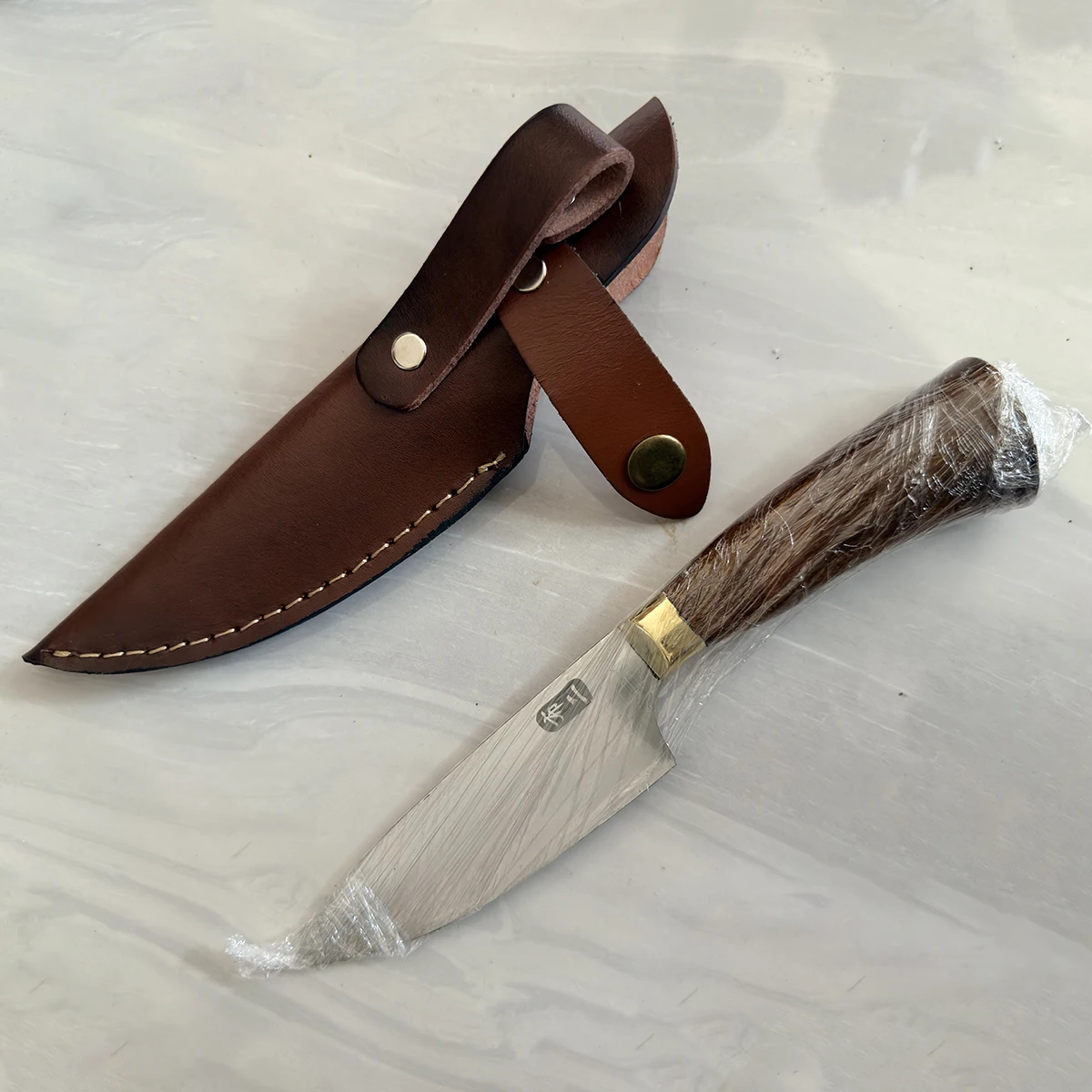 4.5 Inch Paring Knife BG42 Aviation Special Steel Core Blade Utility Cleaver Peeling Barbecue Handmade Forged Kitchen Knives
