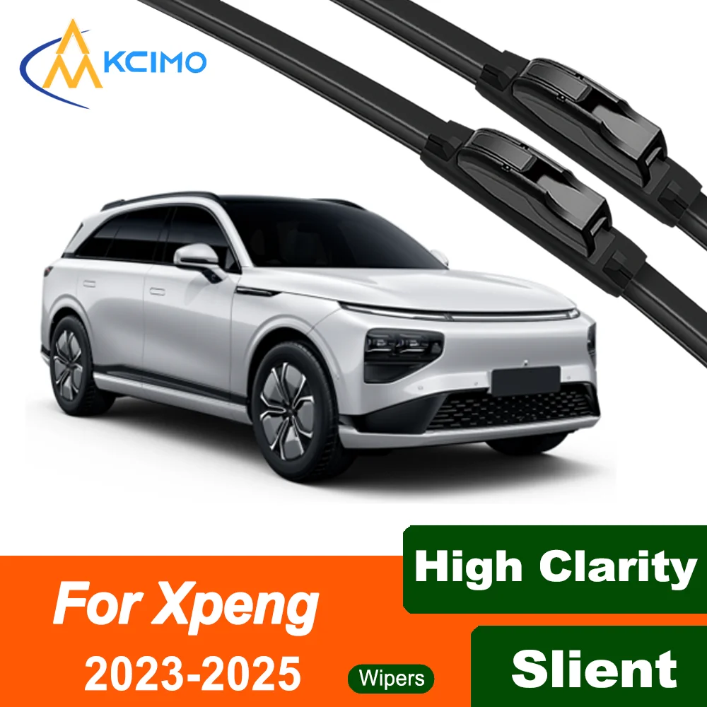 

Silent Black Front Wiper Blades Set for Xpeng Xpeng X9 2023-2025 2024 Auto Windscreen Windshield Window Wiper Accessories