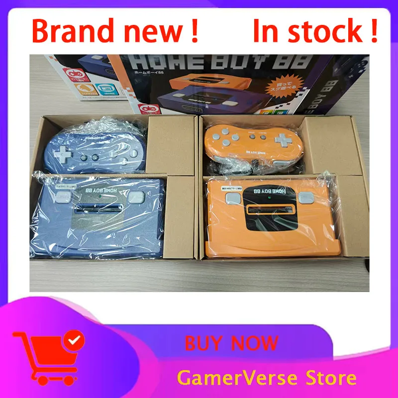 Home Boy 88 GBA TV Console HBA-06 Orange Gameboy Advance Compatible TV Clone Home Console for Gaming Entertainment