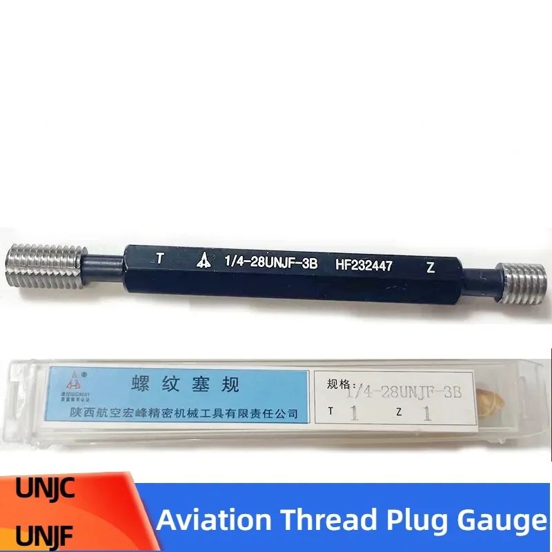 

1PCS For Aviation Thread Plug Gauge Steel Mer-cury Gage American Fine UNJC UNJF 1/4 3/4 5/16 3/8 9/16 4-40 8-32 10-32 3B