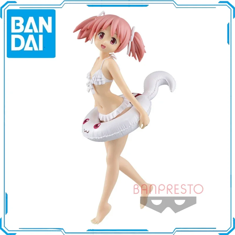 Auf Lager Original BANPRESTO EXQ Bandai Kaname Madoka Badeanzug Ver.Action Figur Animation Spielzeug Geschenk Modell Sammler Anime Echte